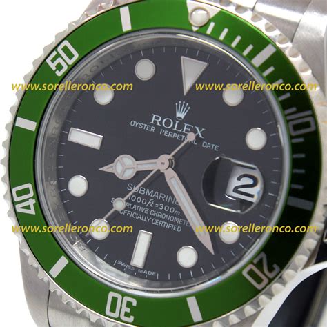 ROLEX SUBMARINER 50° Anniversario GHIERA VERDE